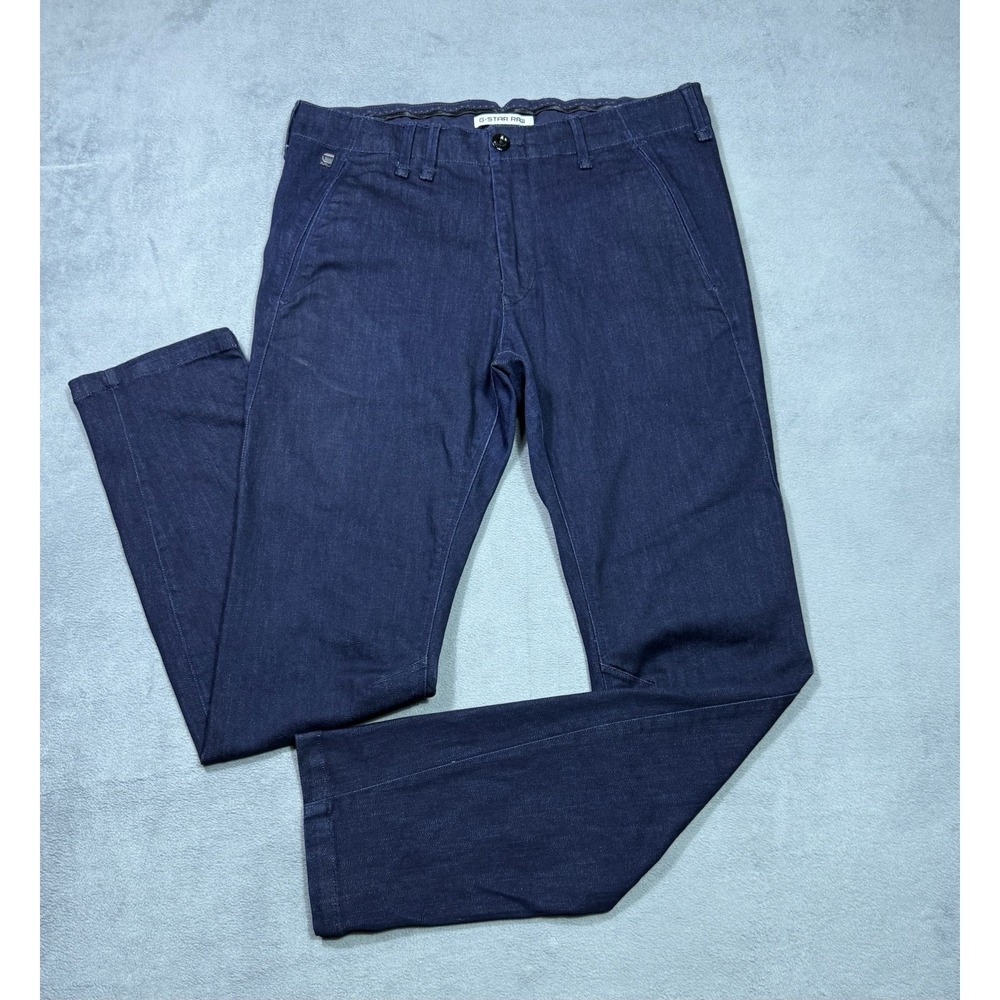 G Star Raw Jeans Mens 34x34 Vetar Denim Chino Stone Wash Retro Streetwear